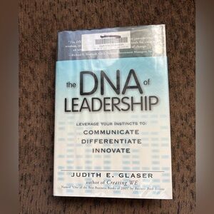 The DNA of Leadership Book by Judith E. Glaser - Blue Cover